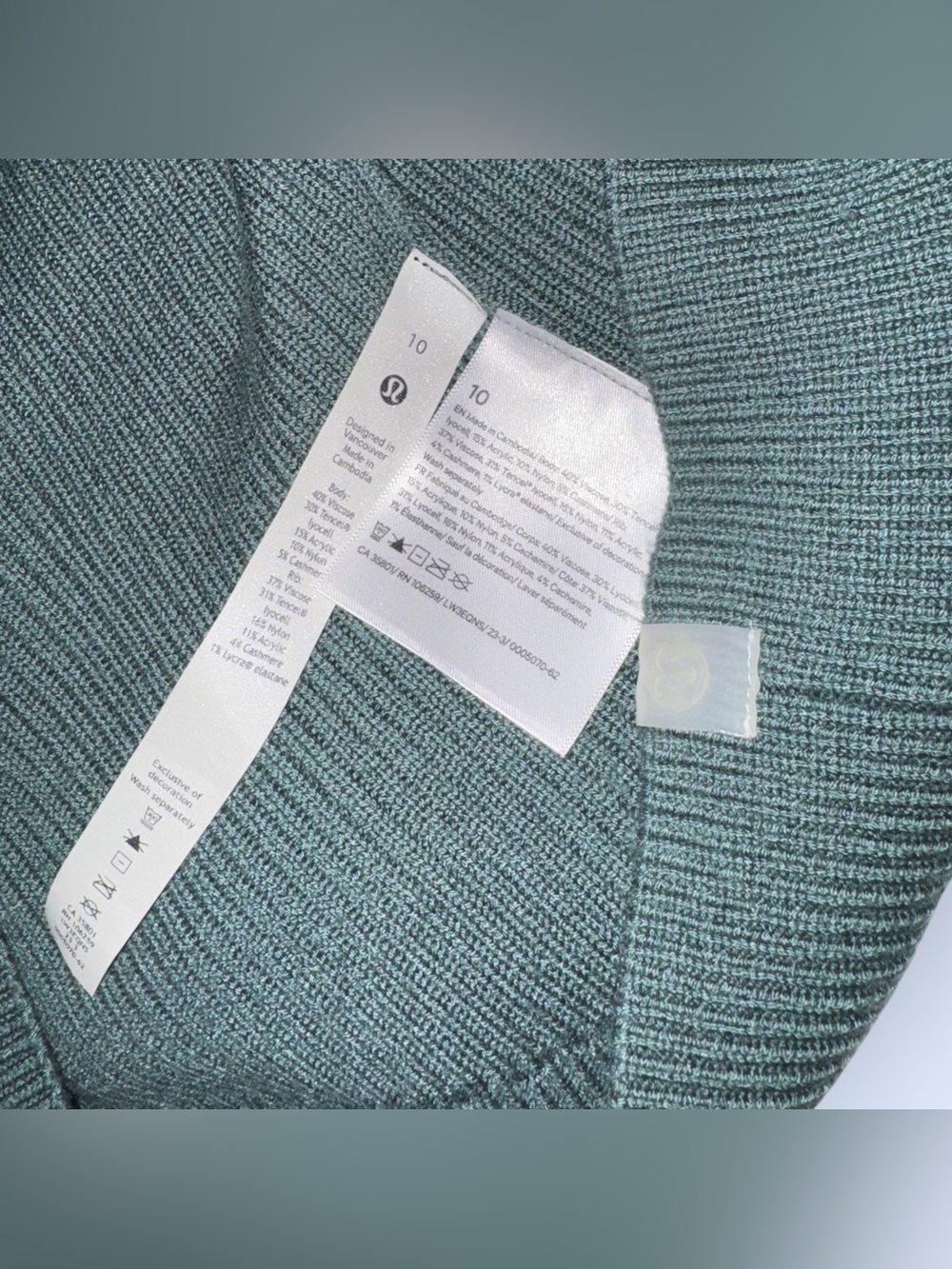 Lululemon Reversible Crossover Sweater - Picture 5 of 6